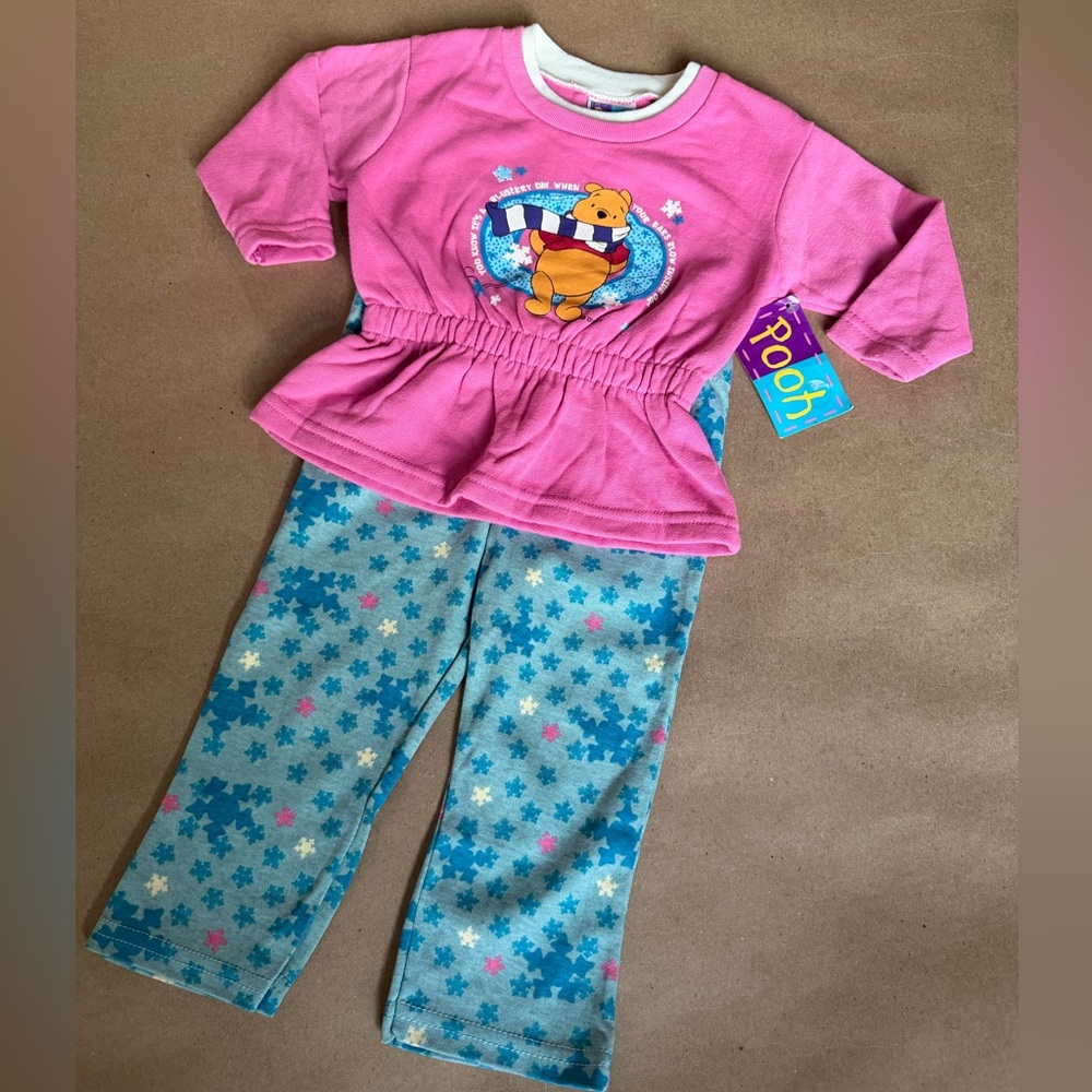 Vintage Winnie The Pooh Set - NWT size 1T